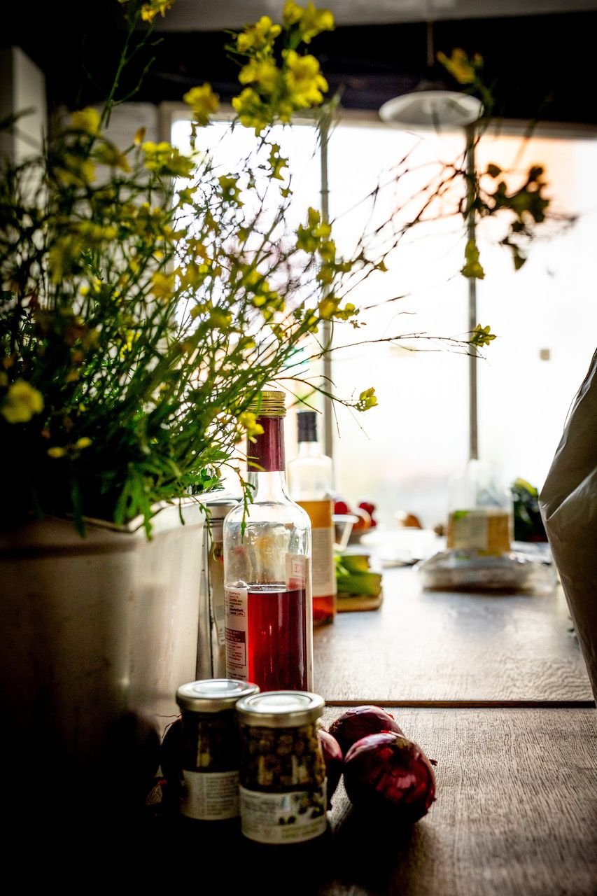 Prepared table for a Proeftijd workshop (2023)